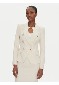 Rinascimento Marynarka CFC0122865003 Beżowy Regular Fit. Kolor: beżowy. Materiał: syntetyk #1