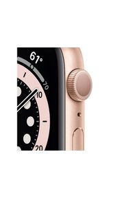 APPLE Watch Series 6 GPS, 40mm Gold Aluminium Case with Pink Sand Sport Band - Regular. Styl: sportowy #2