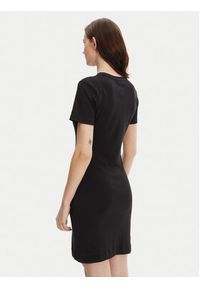 TOMMY HILFIGER - Tommy Hilfiger Sukienka codzienna New Cody WW0WW42721 Czarny Slim Fit. Okazja: na co dzień. Kolor: czarny. Materiał: bawełna. Typ sukienki: proste. Styl: casual #2