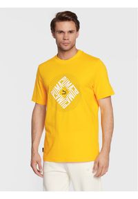 Puma T-Shirt Swxp Graphic 535658 Żółty Regular Fit. Kolor: żółty. Materiał: bawełna, syntetyk #1