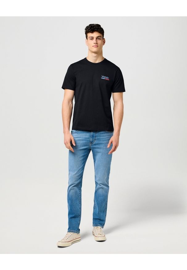 Wrangler - MESKA KOSZULKA WRANGLER SMALL AMERICANA TEE BLACK 112371411