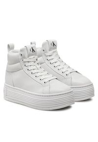 Calvin Klein Sneakersy Bold Platf Mid Oh Mg Lth YW0YW01583 Biały. Kolor: biały. Materiał: skóra #3