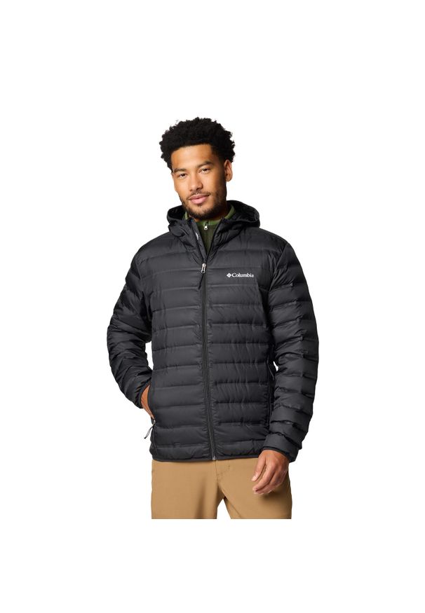 columbia - Kurtka puchowa męska Columbia Lake 22 II Down Hooded Jacket z kapturem. Typ kołnierza: kaptur. Kolor: czarny. Materiał: puch. Sport: turystyka piesza