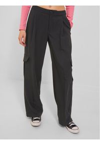 JJXX Spodnie materiałowe 12238354 Czarny Regular Fit. Kolor: czarny. Materiał: syntetyk