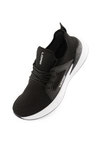 ZSPORT - Męskie trampki Loap Resist BLK 44 z wysokiej jakości skóry. Kolor: czarny. Materiał: skóra