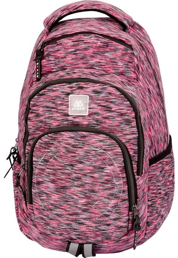 MYBAQ Plecak szkolny Atik Blur różowy. Kolor: różowy