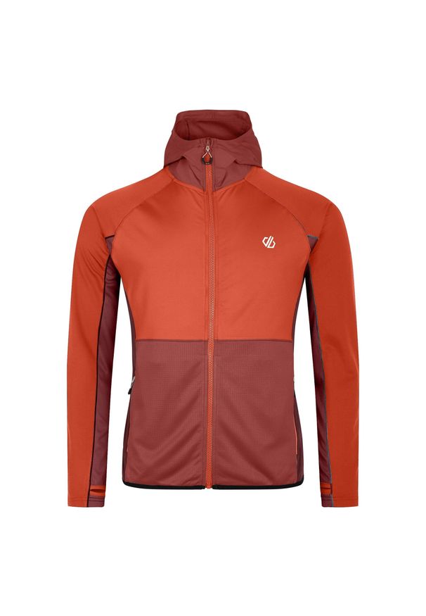 DARE 2B - Męska Warstwa Środkowa Assimlilate II Core Stretch Midlayer. Kolor: czerwony, beżowy, wielokolorowy. Sport: turystyka piesza