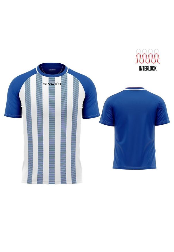 T-shirt Givova Rugby XL - Wygoda i Trwałość w Królewskiej Białej. Kolor: biały. Materiał: poliester. Sport: piłka nożna, fitness, kolarstwo