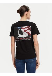 Guess T-Shirt W5RI04 I3Z14 Czarny Regular Fit. Kolor: czarny. Materiał: bawełna #4