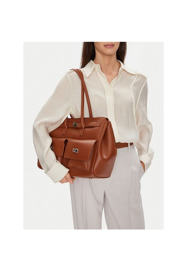 Gino Rossi - Torebka GINO ROSSI. Kolor: brązowy