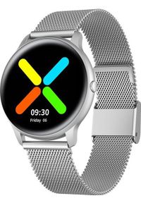 Smartwatch Gino Rossi SW015-3 Srebrny. Rodzaj zegarka: smartwatch. Kolor: srebrny