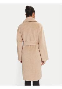 Pinko - PINKO Płaszcz przejściowy 103836 A1ZN Beżowy Regular Fit. Kolor: beżowy. Materiał: syntetyk