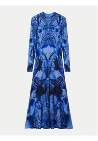 Desigual Sukienka codzienna 24WWVK26 Niebieski Slim Fit. Okazja: na co dzień. Kolor: niebieski. Materiał: wiskoza. Typ sukienki: proste. Styl: casual #4