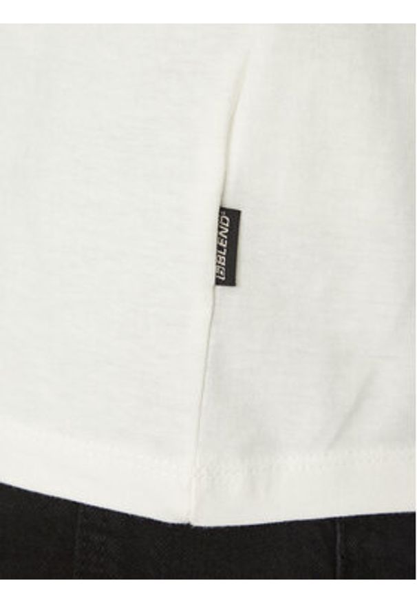Blend T-Shirt 20717965 Biały Regular Fit. Kolor: biały. Materiał: bawełna