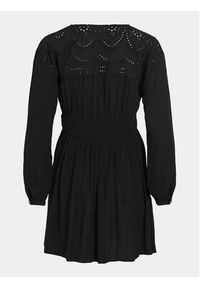 Vila Sukienka codzienna Mesa 14092006 Czarny Loose Fit. Okazja: na co dzień. Kolor: czarny. Materiał: wiskoza. Typ sukienki: proste. Styl: casual #6