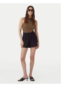 Vero Moda Szorty materiałowe Natali 10279687 Czarny Baggy Fit. Kolor: czarny. Materiał: bawełna #5