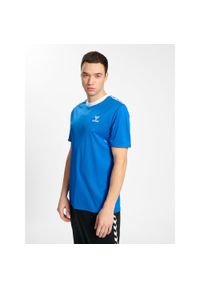 Poliester jersey Hummel HmlStaltic. Kolor: niebieski. Materiał: poliester, jersey