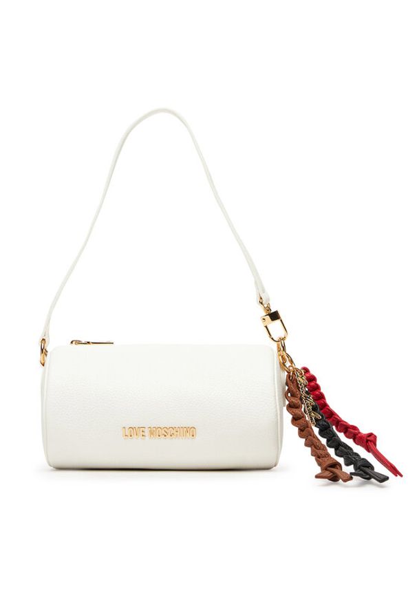 Love Moschino - LOVE MOSCHINO Torebka JC4309PP0MK1110A Biały. Kolor: biały. Materiał: skórzane