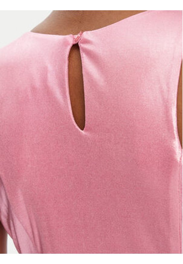 Babylon Sukienka wieczorowa MF0204 Różowy Regular Fit. Kolor: różowy. Materiał: syntetyk. Styl: wizytowy