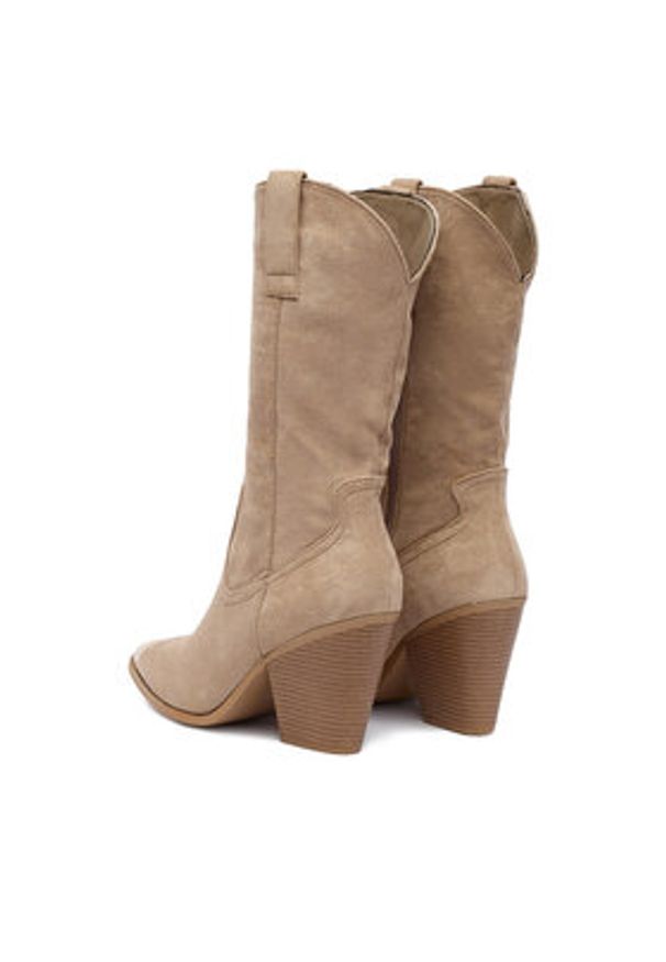 DeeZee Kowbojki 9352 Beżowy. Kolor: beżowy. Materiał: materiał