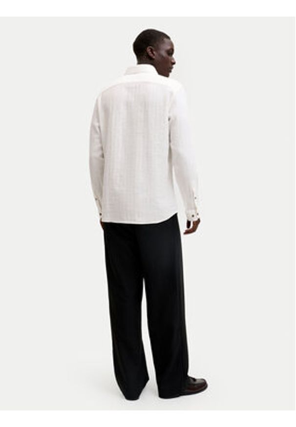 Jack & Jones Koszula Blaparker 12292161 Écru Regular Fit. Kolor: kremowy. Materiał: bawełna