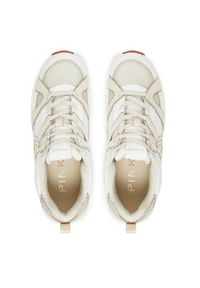 Pinko - PINKO Sneakersy Pink 06 SS0127E036 Biały. Kolor: biały. Materiał: skóra