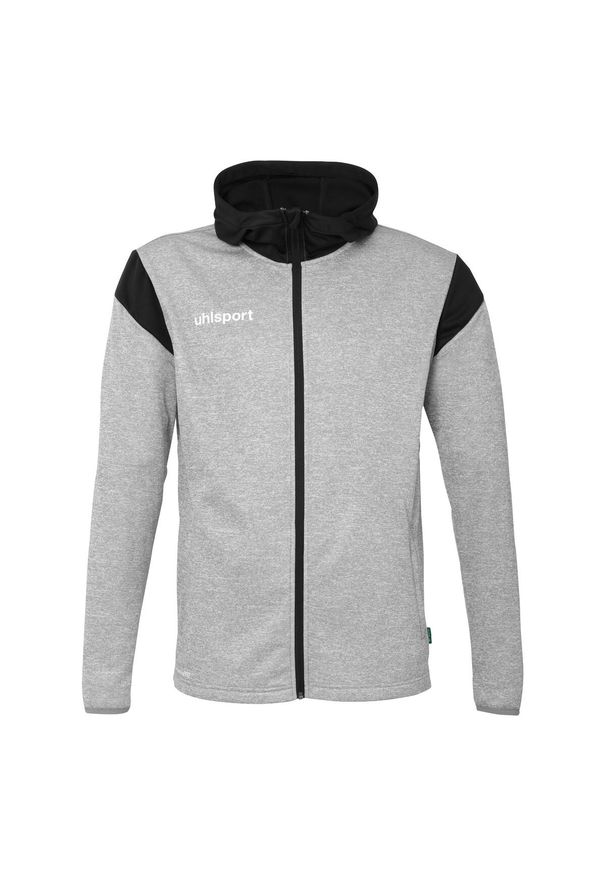 UHLSPORT - Bluza dresowa z kapturem Uhlsport Squad 27. Okazja: na uczelnię. Kolor: wielokolorowy, szary, fioletowy, czarny. Materiał: dresówka. Styl: sportowy