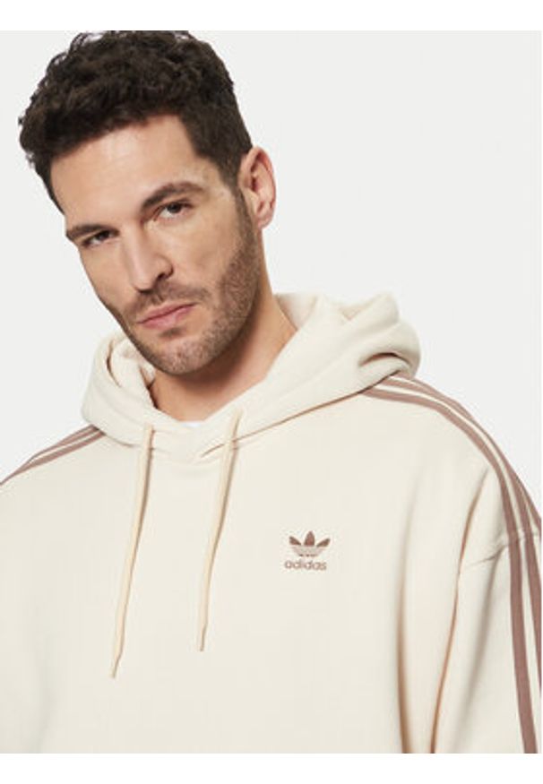 Adidas - adidas Bluza adicolor JP1073 Écru Loose Fit. Materiał: bawełna