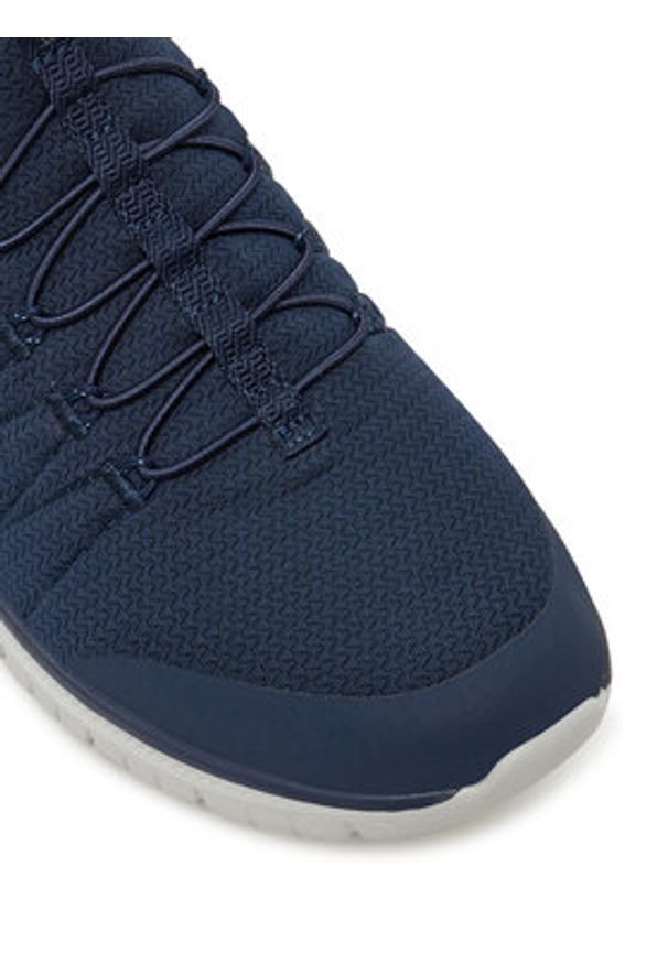 skechers - Skechers Sneakersy Virtue-Glow 104426/NVY Granatowy. Kolor: niebieski. Materiał: materiał