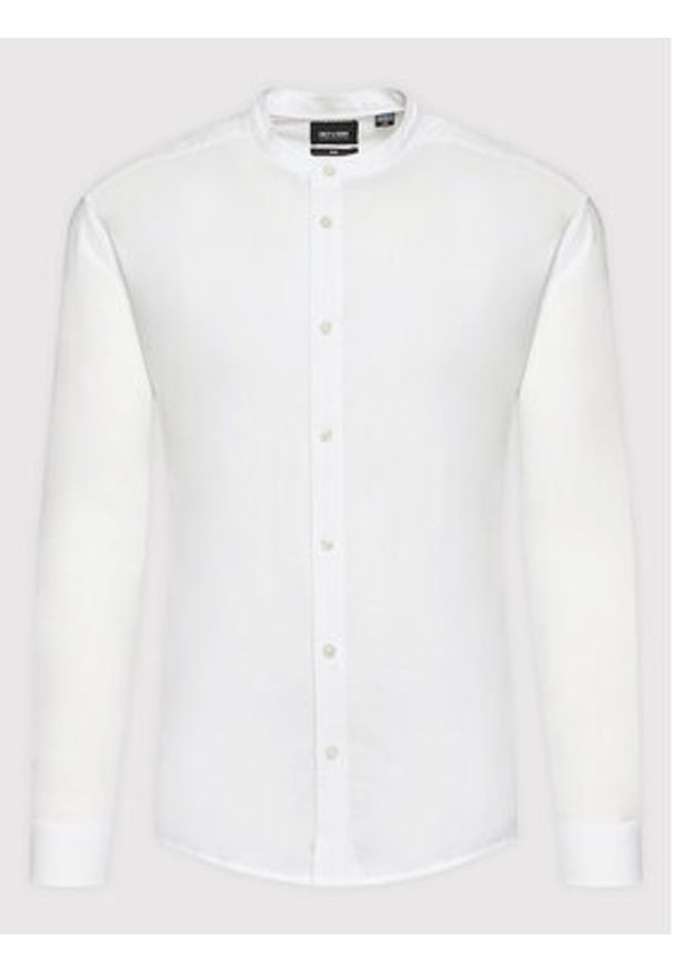 Only & Sons Koszula Caiden 22019173 Biały Slim Fit. Kolor: biały. Materiał: bawełna