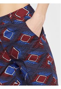 Weekend Max Mara Spodnie materiałowe Domino 23513111 Granatowy Slim Fit. Kolor: niebieski. Materiał: materiał, bawełna