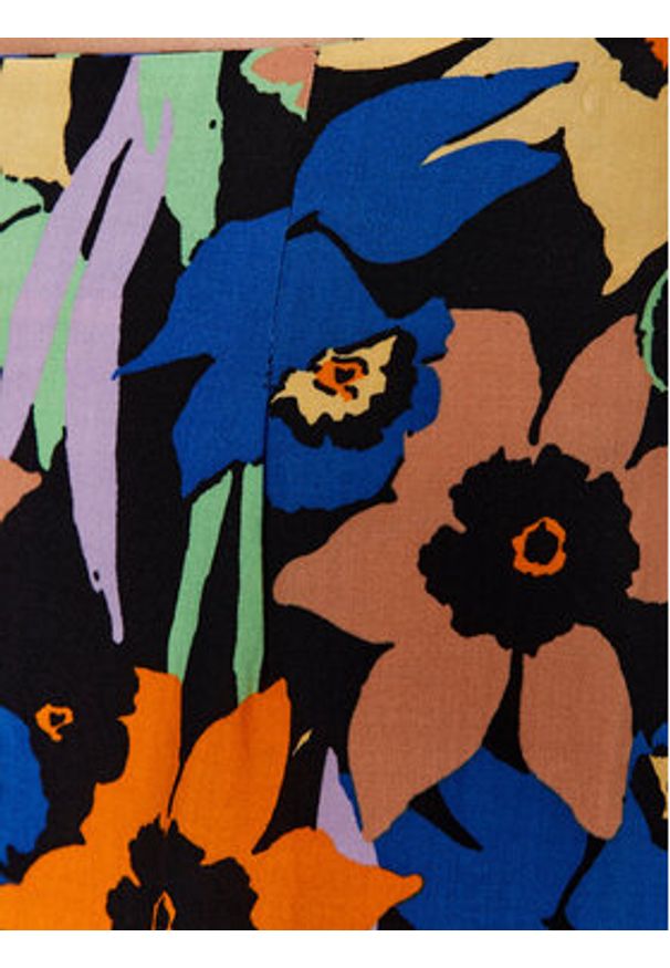 Roxy Spódnica mini Golden Poppy ERJWK03139 Kolorowy Regular Fit. Materiał: wiskoza. Wzór: kolorowy