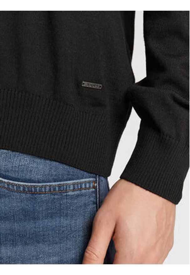 JOOP! Kardigan 17 Jk-06Davis 30032605 Czarny Regular Fit. Kolor: czarny. Materiał: wełna