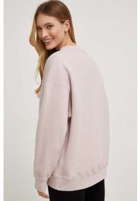Answear Lab bluza bawełniana damska kolor różowy gładka. Kolor: różowy. Materiał: bawełna. Wzór: gładki. Styl: wakacyjny #2