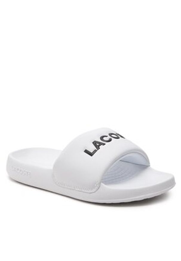Lacoste Klapki Serve Slide 1.0 747CFA0032 Biały. Kolor: biały. Materiał: syntetyk