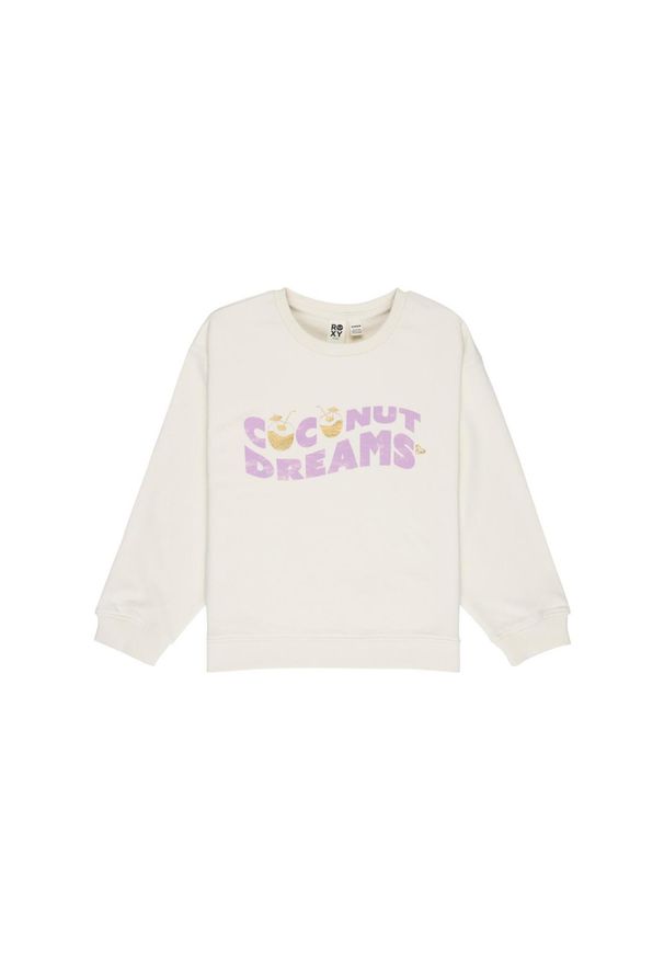 Roxy - Bluza dla Dziewczynki MORNING HIKE TERRY Biały. Okazja: na co dzień. Kolor: biały. Materiał: poliester, bawełna, tkanina. Sezon: lato. Styl: casual