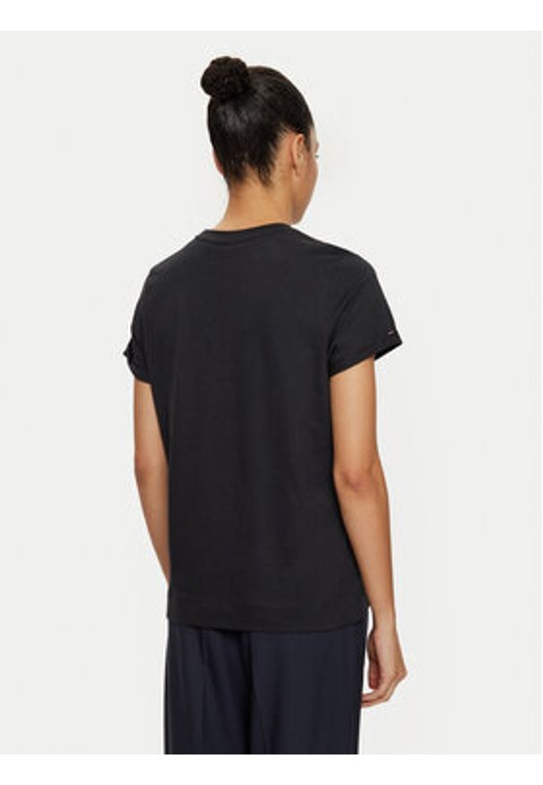 U.S. Polo Assn. T-Shirt WUP0634 Czarny Regular Fit. Typ kołnierza: polo. Kolor: czarny. Materiał: bawełna