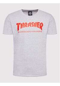 Thrasher T-Shirt Skatemag Szary Regular Fit. Kolor: szary. Materiał: bawełna #5