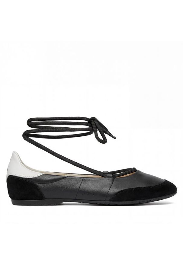 Patrizia Pepe Baleriny 8Z0123/L150-K103 Czarny. Kolor: czarny. Materiał: skóra