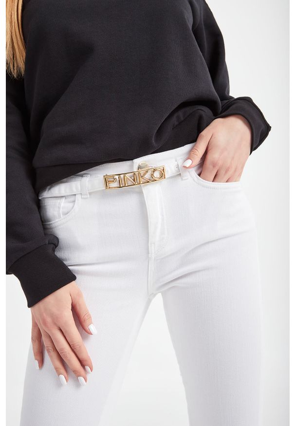 Pinko - JEANSY FANNIE 15 FLARE PINKO. Stan: podwyższony. Styl: klasyczny