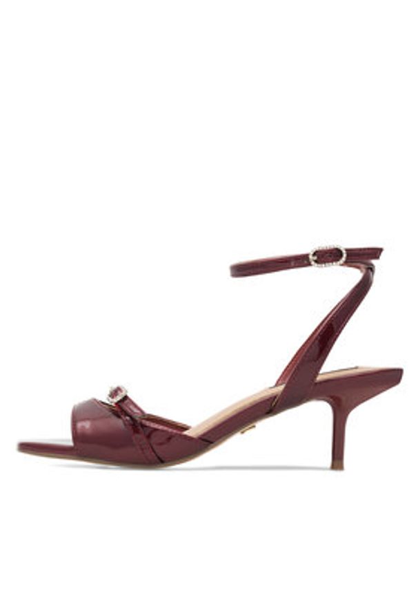 Nine West Sandały FEROZA BYCCC02 Bordowy. Kolor: czerwony. Materiał: syntetyk