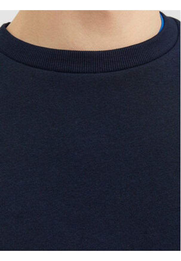 Jack & Jones Bluza Bradley 12249341 Granatowy Relaxed Fit. Kolor: niebieski. Materiał: syntetyk, bawełna
