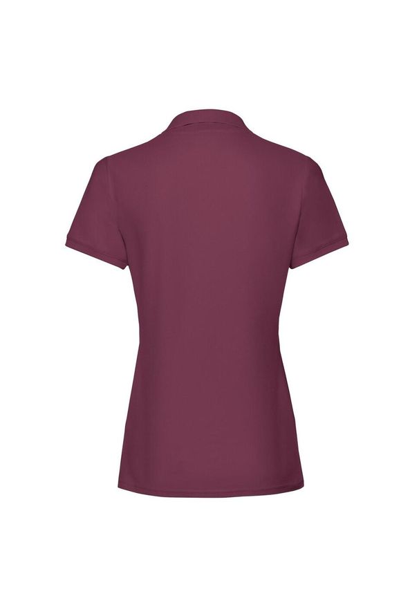 FRUIT OF THE LOOM - Damska Koszulka Polo Premium Plain. Typ kołnierza: polo. Kolor: czerwony, wielokolorowy, brązowy
