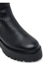 Karl Lagerfeld - KARL LAGERFELD Kozaki Burly Biker KL43490W Czarny. Kolor: czarny. Materiał: skóra #2