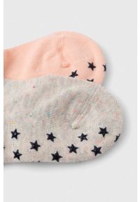 TOMMY HILFIGER - Tommy Hilfiger skarpetki dziecięce 2-pack kolor różowy. Kolor: różowy. Materiał: bawełna, włókno #2