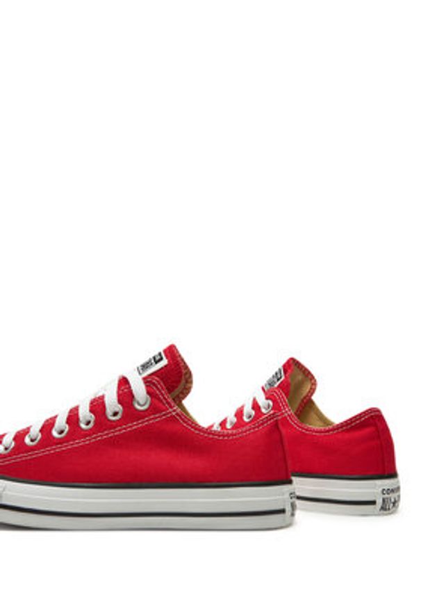 Converse Trampki Chuck Taylor All Star OX M9696 W Czerwony. Kolor: czerwony. Materiał: materiał