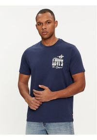 Levi's® T-Shirt Classic Graphic 22491-1484 Granatowy Regular Fit. Kolor: niebieski. Materiał: bawełna