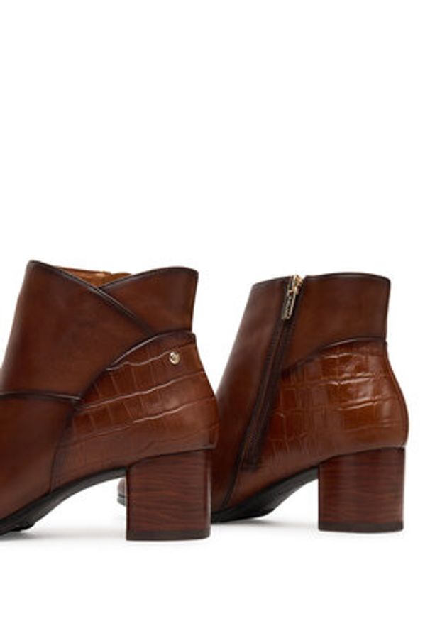 Pikolinos Botki W1Z-8575C1 Brązowy. Kolor: brązowy. Materiał: skóra