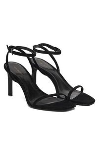 Tory Burch Sandały Pave Heeled 175463 Czarny. Kolor: czarny. Materiał: zamsz, skóra #5