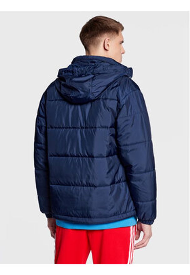 Adidas - adidas Kurtka przejściowa Essentials HL9192 Granatowy Regular Fit. Kolor: niebieski. Materiał: syntetyk